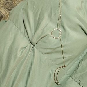 Unique sun and moon necklace